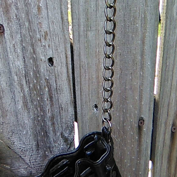 Black metal studded bag (33 inches long) - Picture 2 of 7